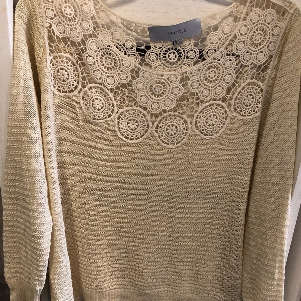 Light sweater.